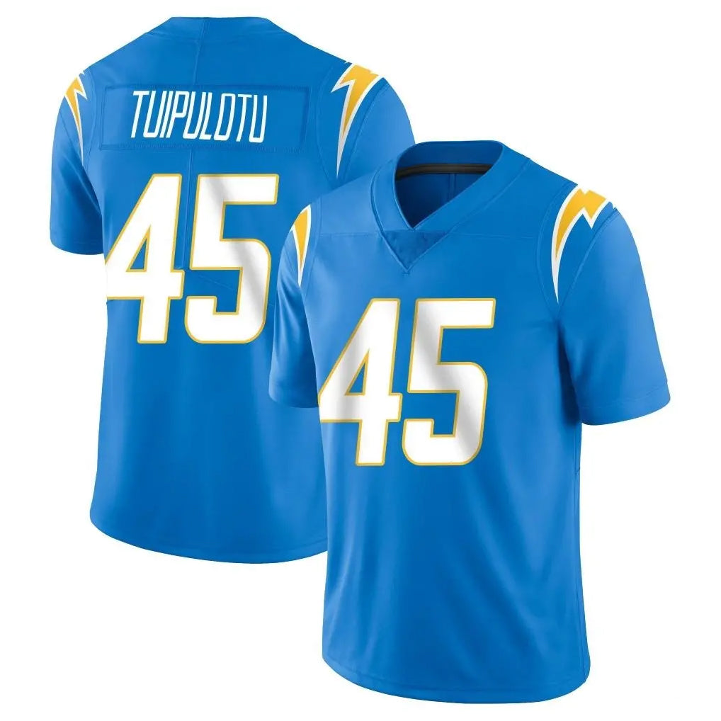 Pkot LA.Chargers #45 Tuli Tuipulotu Player Blue Limited Vapor Untouchable Home Game Stitched Jerseys