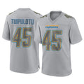 Pkot LA.Chargers #45 Tuli Tuipulotu Player Gray Atmosphere Fashion Home Game Stitched Jerseys