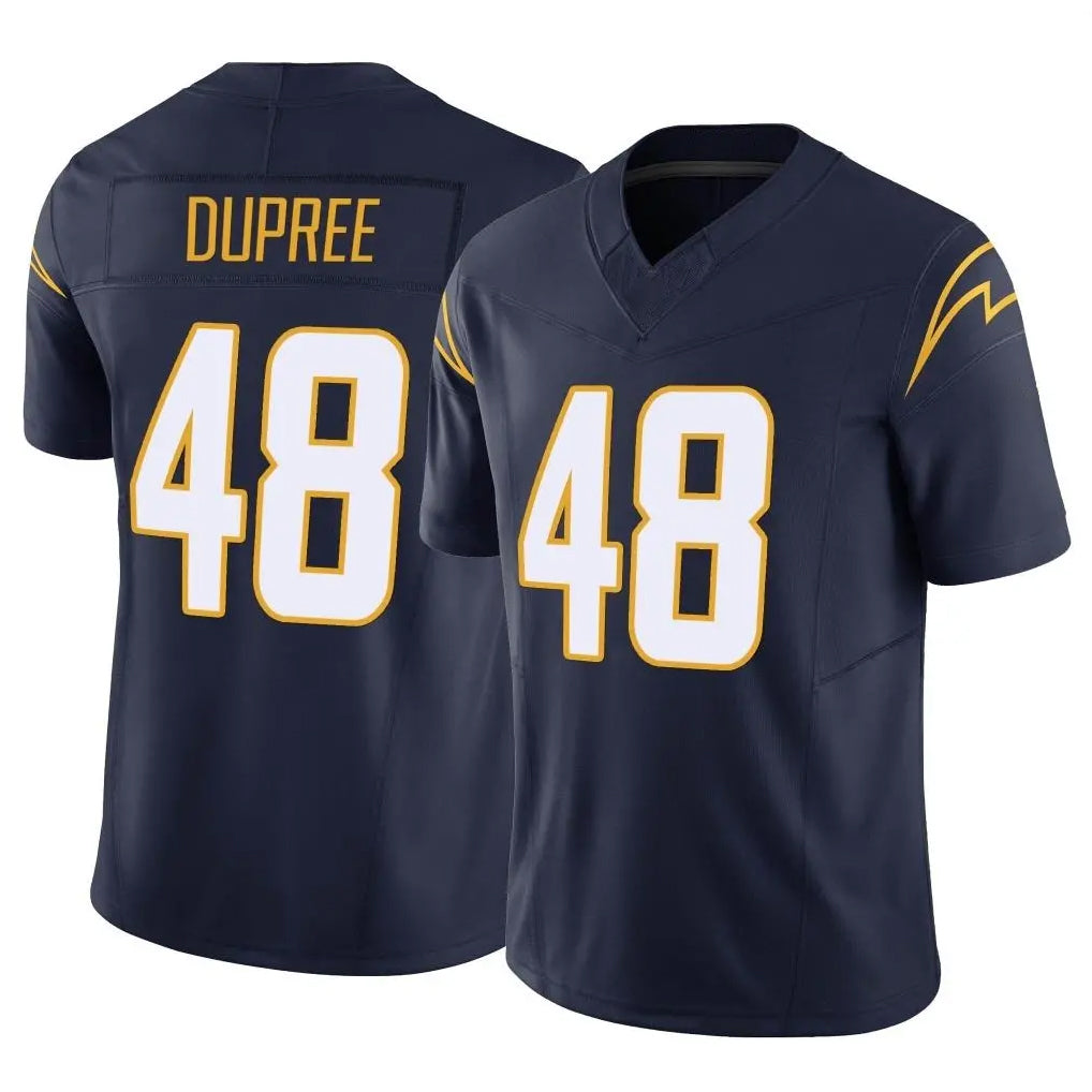 Pkot LA.Chargers #48 Bud Dupree Player Navy Limited Vapor F.U.S.E. Home Game Stitched Jerseys