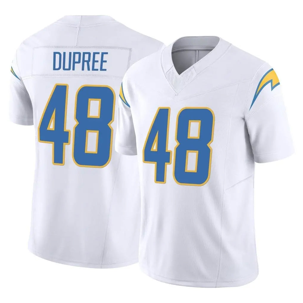 Pkot LA.Chargers #48 Bud Dupree Player White Limited Vapor F.U.S.E. Home Game Stitched Jerseys