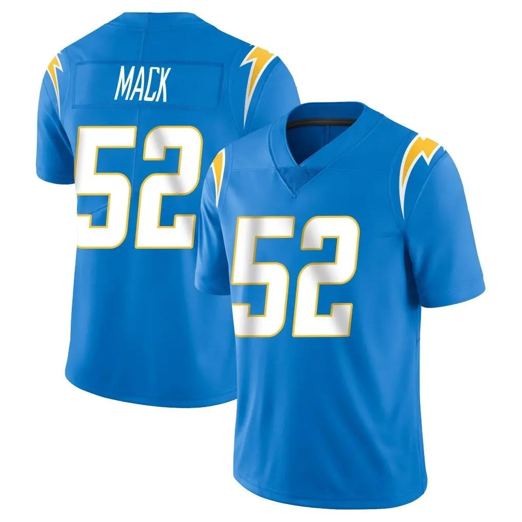 Pkot LA.Chargers #52 Khalil Mack Player Blue Limited Vapor Untouchable Home Game Stitched Jerseys