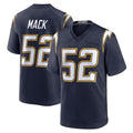 Pkot LA.Chargers #52 Khalil Mack Player Navy Alternate Home Game Stitched Jerseys