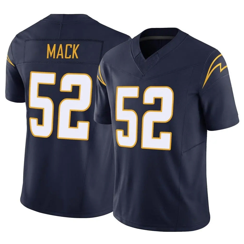 Pkot LA.Chargers #52 Khalil Mack Player Navy Limited Vapor F.U.S.E. Home Game Stitched Jerseys