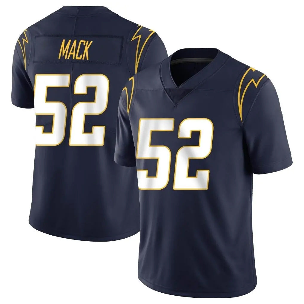 Pkot LA.Chargers #52 Khalil Mack Player Navy Limited Vapor Untouchable Home Game Stitched Jerseys