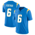 Pkot LA.Chargers #6 Denzel Perryman Player Blue Limited Vapor Untouchable Home Game Stitched Jerseys