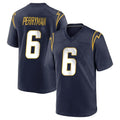 Pkot LA.Chargers #6 Denzel Perryman Player Navy Home Game Stitched Jerseys
