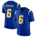 Pkot LA.Chargers #6 Denzel Perryman Player Royal Limited Vapor Home Game Stitched Jerseys