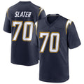 Pkot LA.Chargers #70 Rashawn Slater Player Navy Alternate Home Game Stitched Jerseys