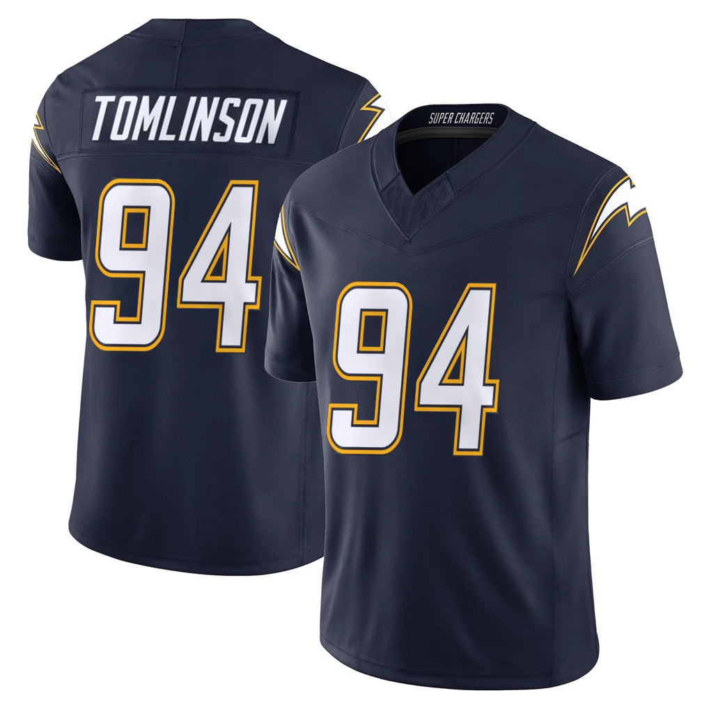 Pkot LA.Chargers #94 Dalvin Tomlinson Player Navy Vapor F.U.S.E. Limited Home Game Stitched Jerseys