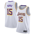 Pkot LA.Lakers #15 Austin Reaves White Association Edition Swingman Stitched Jerseys