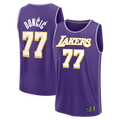 Pkot LA.Lakers #77 Luka Don?i? Purple Fast Break Stitched Jerseys- Statement Edition