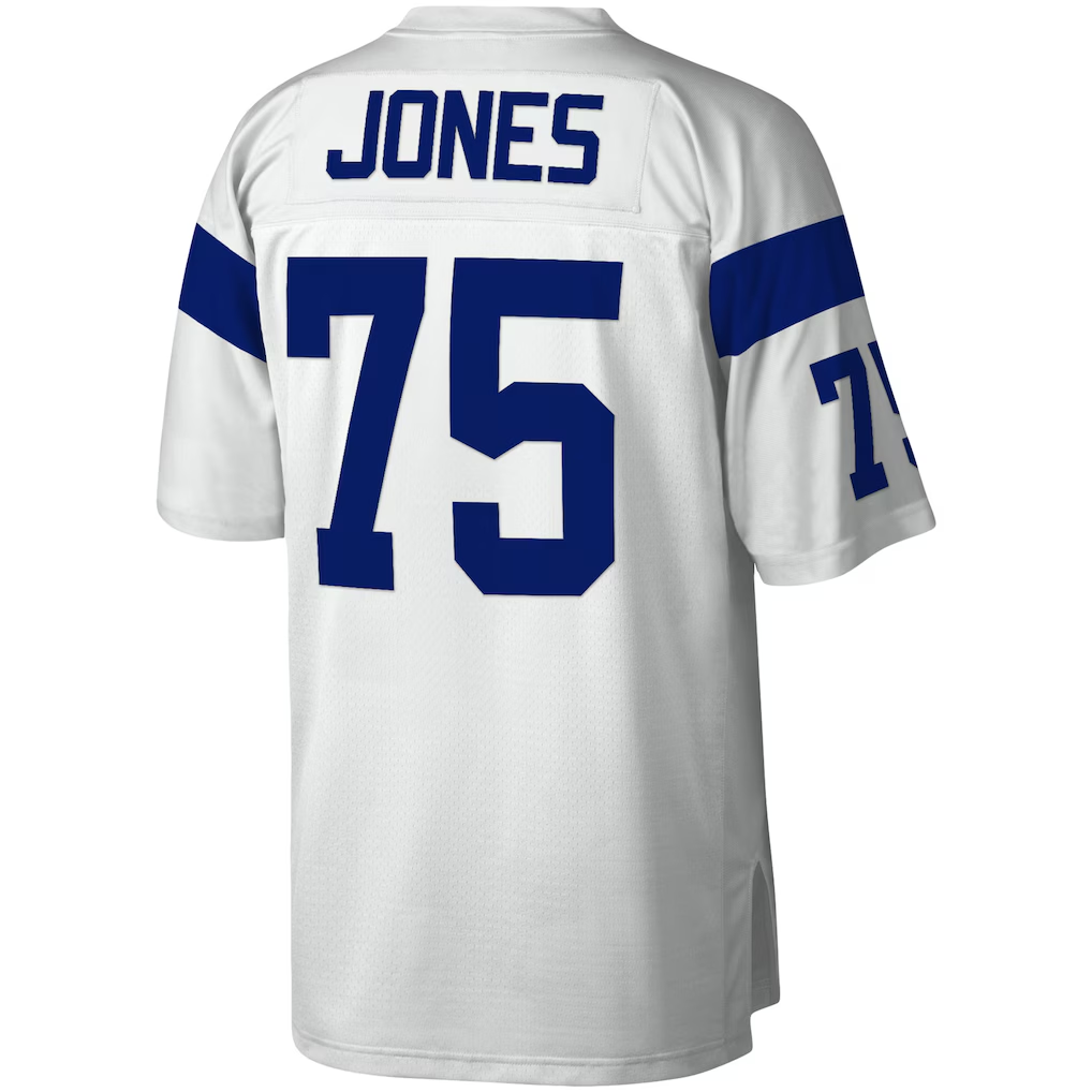 Pkot  LA.Rams #75 Deacon Jones Mitchell & Ness White Legacy Replica Puhic  Stitched Jerseys
