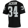 Pkot  LV.Raiders 1990 #34 Bo Jackson Mitchell & Ness Black Authentic Throwback Retired Player Puhic  Stitched Jerseys