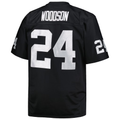 Pkot LV.Raiders #24 Charles Woodson Mitchell & Ness Black Big & Tall 1998 Retired Player Replica Stitched Jerseys