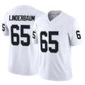 Pkot LV.Raiders #65 Tyler Linderbaum Player White Limited Vapor F.U.S.E. Home Game Stitched Jerseys
