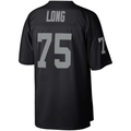 Pkot  LV.Raiders #75 Howie Long Mitchell & Ness Black Retired Player Legacy Replica Stitched Jerseys