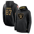 Pkot LV.Raiders #87 Michael Mayer Player Black Salute to Service Hoodies Limited Game Stitched Jerseys