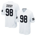 Pkot LV.Raiders #98 Maxx Crosby Player White Home Game Stitched Jerseys