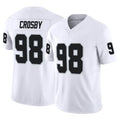 Pkot LV.Raiders #98 Maxx Crosby Player White Limited Vapor F.U.S.E. Home Game Stitched Jerseys