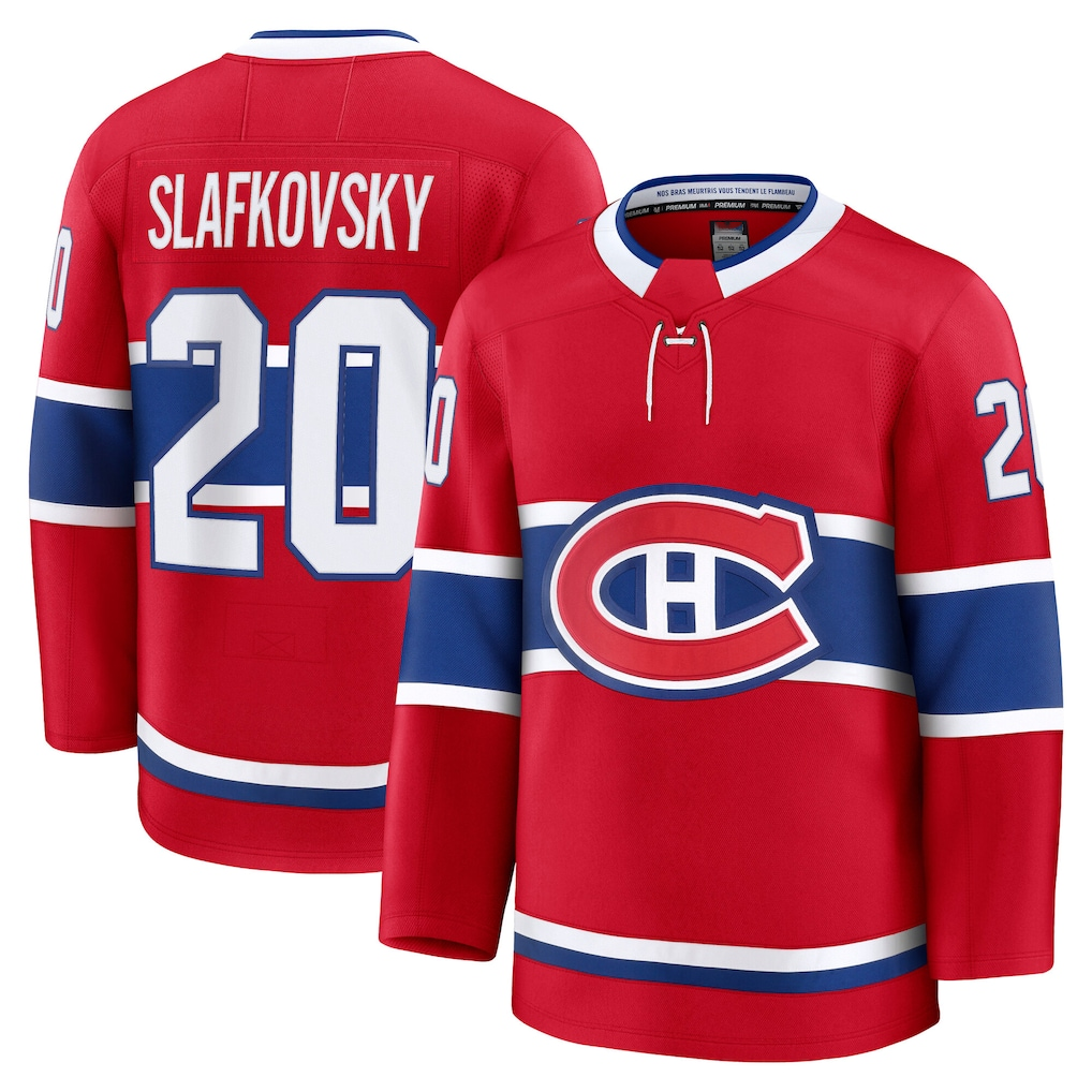 Pkot M.Canadiens 20# Juraj Slafkovsky Red Premium Jerseys