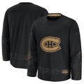 Pkot M.Canadiens Black 2024 Military Appreciation Practice Jerseys