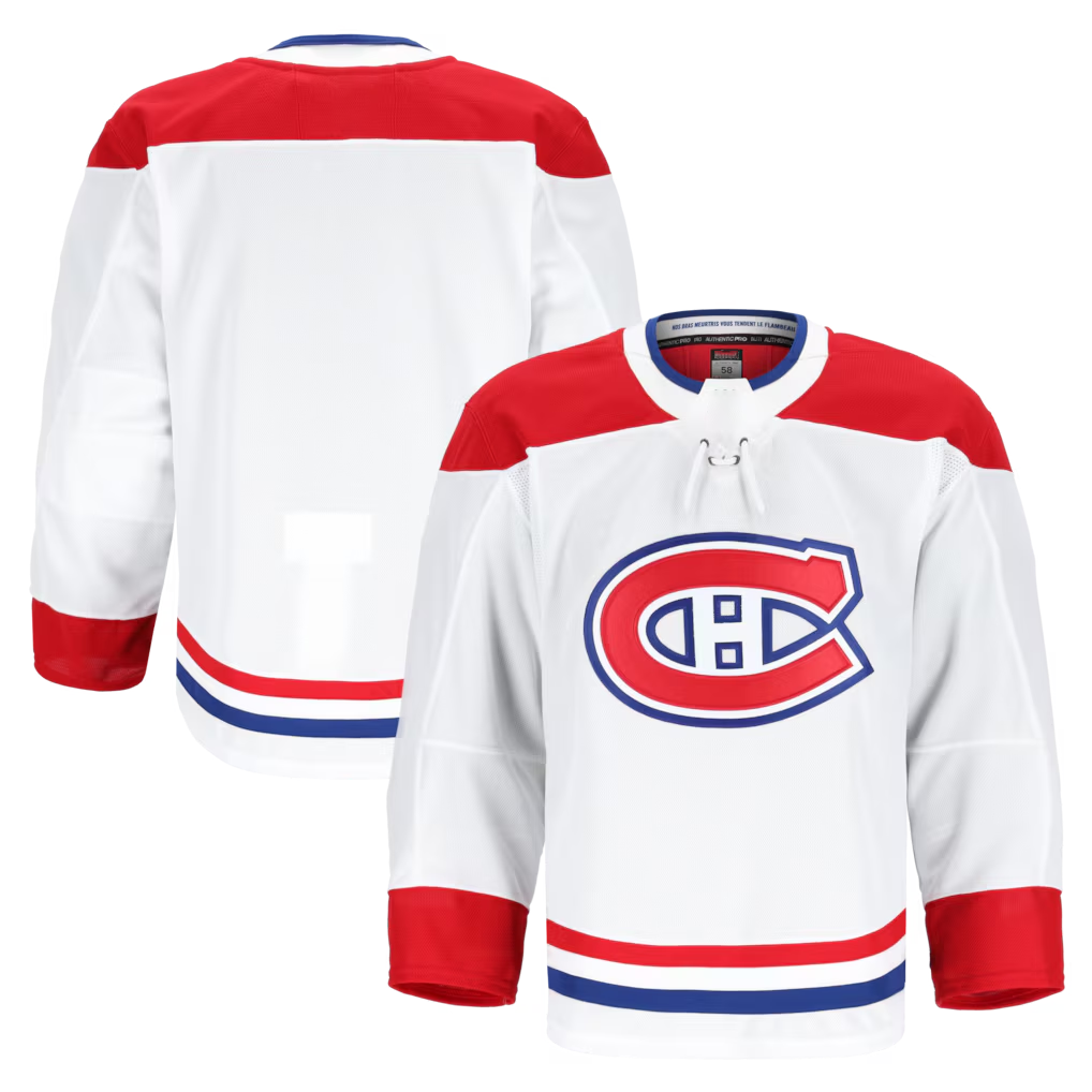 Pkot M.Canadiens White Away Authentic Pro Jerseys