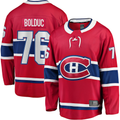 Pkot M.Canadiens #76 Zack Bolduc Red Home Breakaway Jerseys
