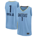 Pkot M.Grizzlies #1 Scotty Pippen Jr. Light Blue Fast Break Replica Player Stitched Jerseys- Statement Edition