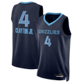 Pkot M.Grizzlies #4 Walter Clayton Jr. Navy Swingman Stitched Jerseys- Icon Edition