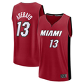 Pkot M.Heat #13 Bam Adebayo Red Fast Break Replica Player Stitched Jerseys- Statement Edition