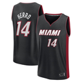 Pkot M.Heat #14 Tyler Herro  Black Fast Break Replica Player Jerseys - Icon Edition