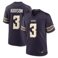 Pkot M.Vikings #3 Jordan Addison Purple 2026 Rivalries Collection Game Stitched Jerseys