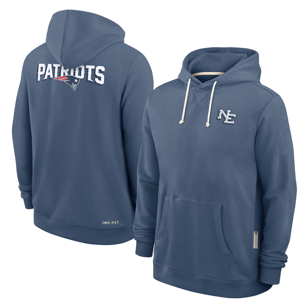 Pkot NE.Patriots Blue Rivalries Collection Hoodies Limited Game Blank Player Stitched Jerseys