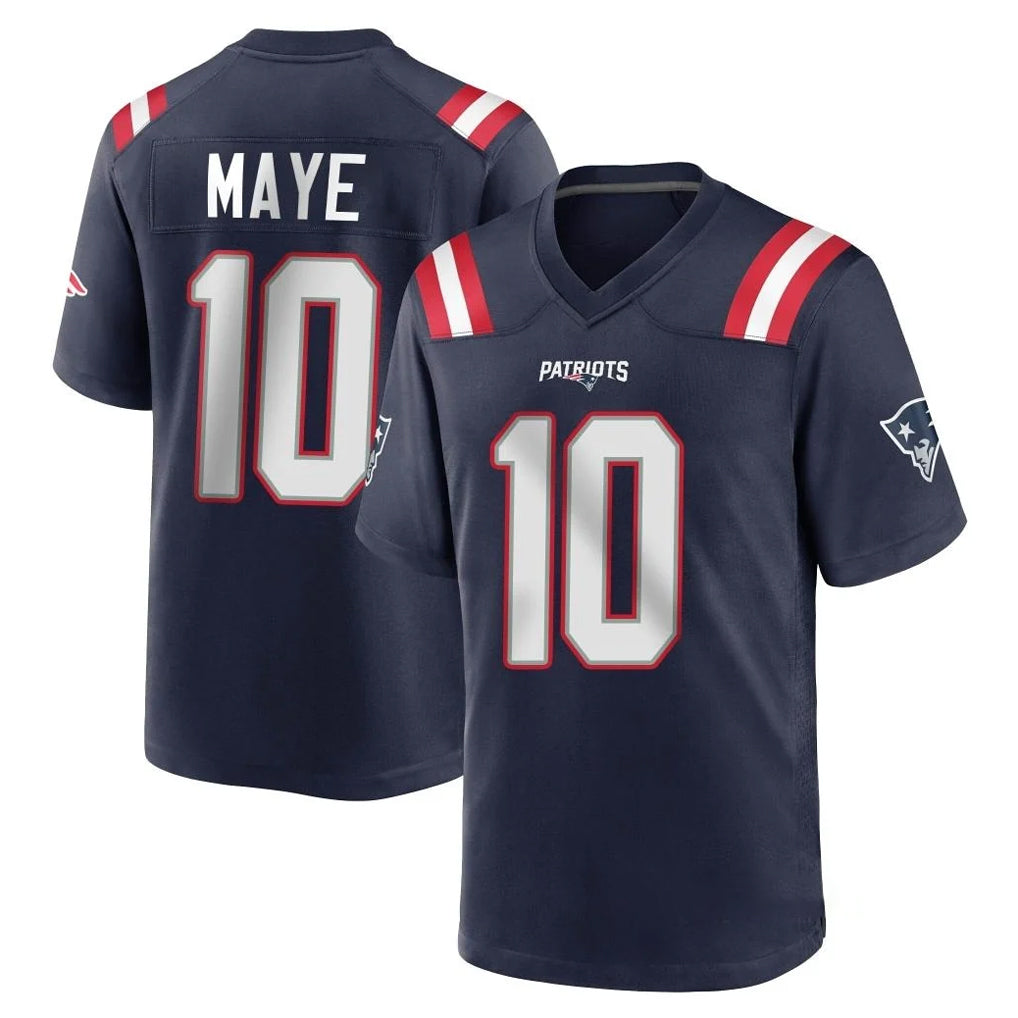 Pkot NE.Patriots #10 Drake Maye Player Navy Home Game Stitched Jerseys