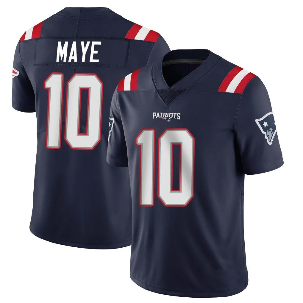 Pkot NE.Patriots #10 Drake Maye Player Navy Vapor Untouchable Home Game Stitched Jerseys