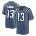 Pkot NE.Patriots #13 Mack Hollins Player Blue Rivalries Collection Home Game Stitched Jerseys