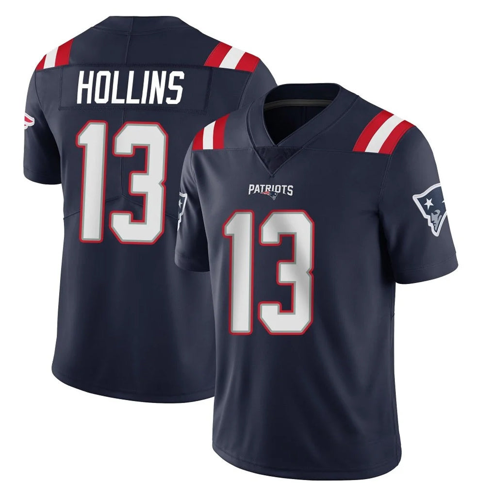 Pkot NE.Patriots #13 Mack Hollins Player Navy Vapor Untouchable Home Game Stitched Jerseys