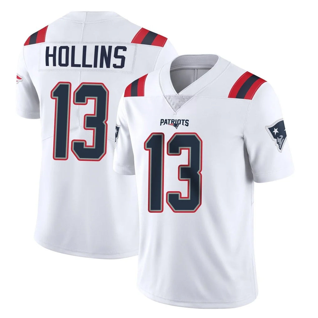 Pkot NE.Patriots #13 Mack Hollins Player White Vapor Untouchable Home Game Stitched Jerseys
