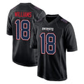 Pkot NE.Patriots #18 Kyle Williams Player Carbon Fashion Limited Home Game Stitched Jerseys
