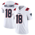 Pkot NE.Patriots #18 Kyle Williams Player White Vapor Untouchable Home Game Stitched Jerseys