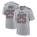 Pkot NE.Patriots #25 Marcus Jones Player Gray Fashion Limited Home Game Stitched Jerseys