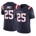 Pkot NE.Patriots #25 Marcus Jones Player Navy Limited Vapor F.U.S.E. Home Game Stitched Jerseys