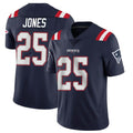 Pkot NE.Patriots #25 Marcus Jones Player Navy Vapor Untouchable Home Game Stitched Jerseys