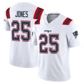 Pkot NE.Patriots #25 Marcus Jones Player White Limited Vapor F.U.S.E. Home Game Stitched Jerseys