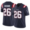 Pkot NE.Patriots #26 Hassan Haskins Player Navy Limited Vapor F.U.S.E. Home Game Stitched Jerseys