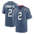 Pkot NE.Patriots #2 Harold Landry III Player Blue Rivalries Collection Home Game Stitched Jerseys