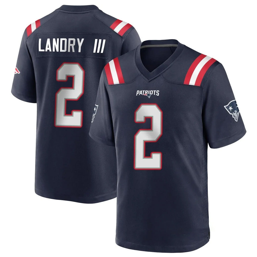 Pkot NE.Patriots #2 Harold Landry III Player Navy Home Game Stitched Jerseys