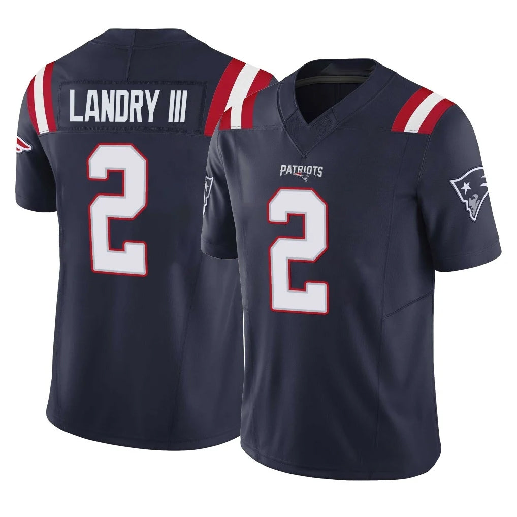 Pkot NE.Patriots #2 Harold Landry III Player Navy Limited Vapor F.U.S.E. Home Game Stitched Jerseys