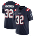 Pkot NE.Patriots #32 TreVeyon Henderson Player Navy Vapor Untouchable Home Game Stitched Jerseys