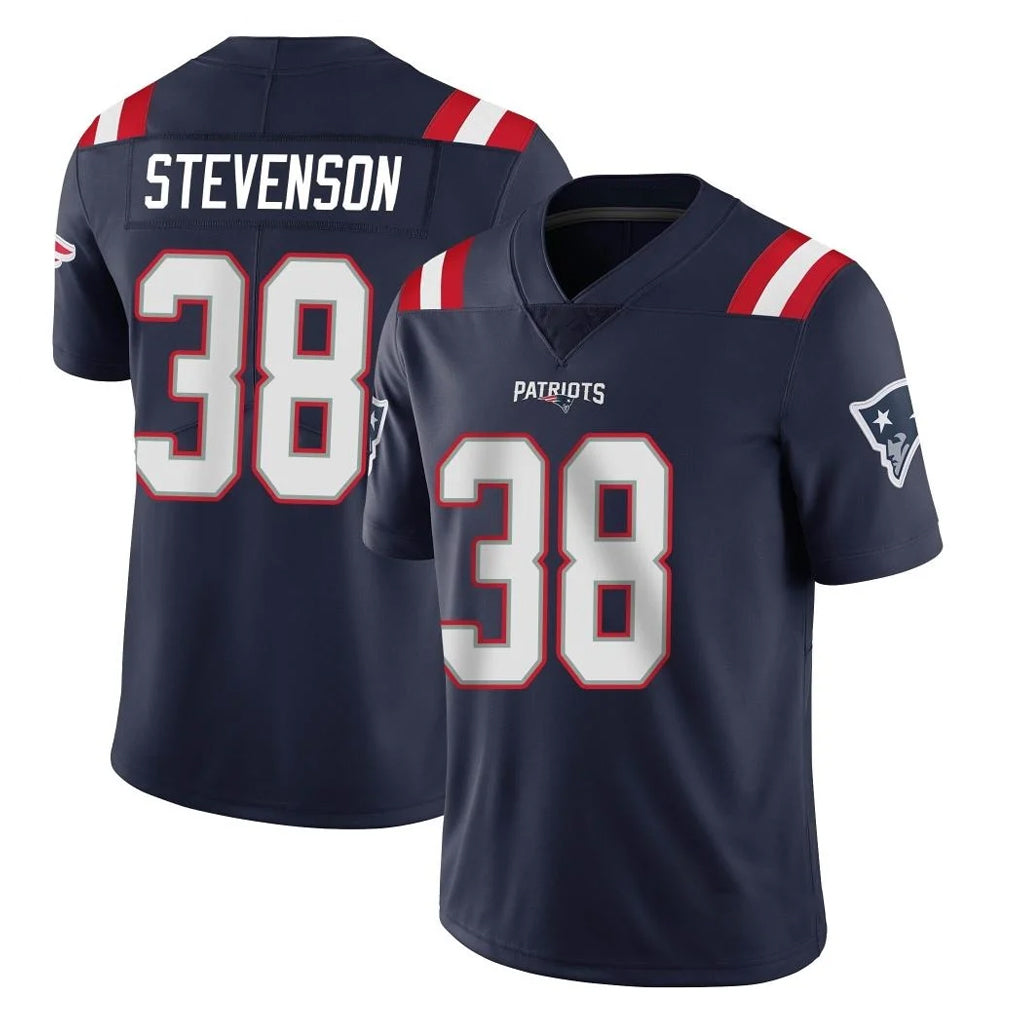 Pkot NE.Patriots #38 Rhamondre Stevenson Player Navy Vapor Untouchable Home Game Stitched Jerseys